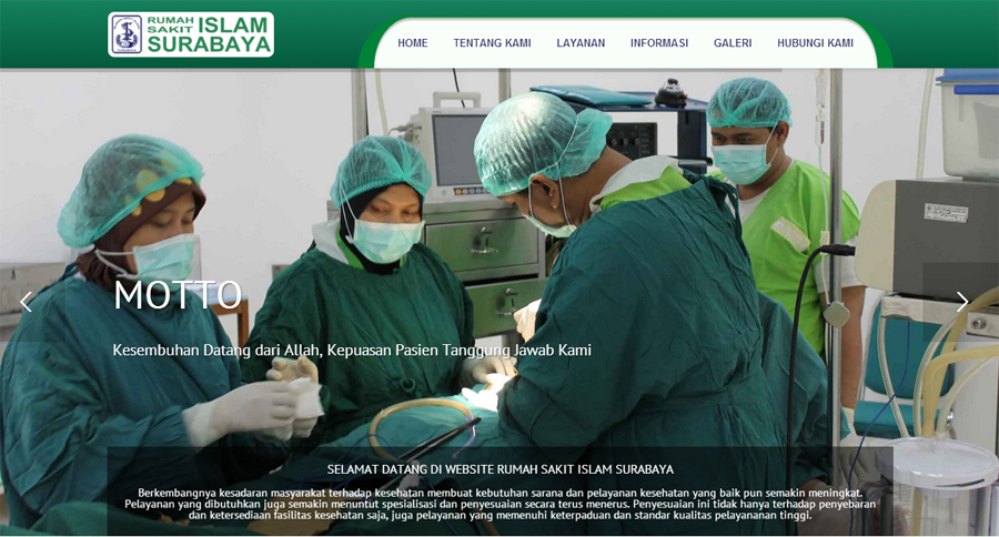 Portofolio Website Rumah Sakit Islam Surabaya  Diary si "Agan26"